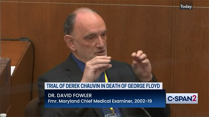 Dr. David Fowler restifies for the defense