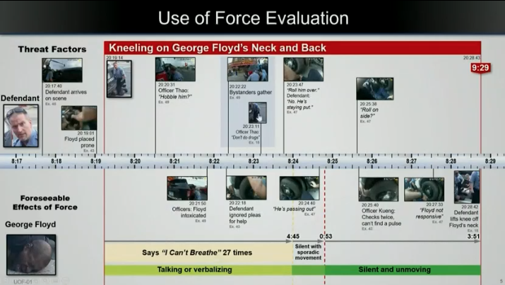 Chauvin prosecution timeline for use of force expert